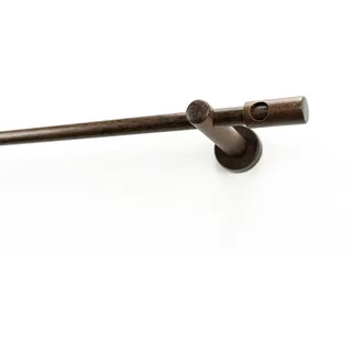 GARESA Vorhangstange PANDRI 1-läufig Ø 20 mm 180 cm Braun
