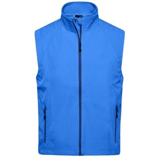 Men's Softshell Vest Modische Softshellweste blau, Gr. M
