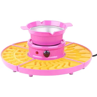 Rosenstein & Söhne Schokobrunnen Sets: Gummibärchen-Maschine und Schokokonfekt-Maker mit Gussformen-Set, 25 W (Schokoladenbrunnen, Gummibärchenmaschine, Form)