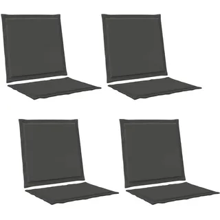 vidaXL Sitz- und Rückenkissen 47 x 45 cm Anthrazit