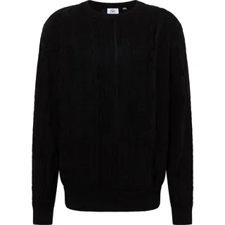 Carlo Colucci Pullover Dima dunkelgrau / schwarz L