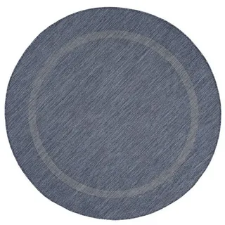 Teppich Outdoor Teppich Renata Blau, Teppich Boss, rund, Höhe: 5 mm blau