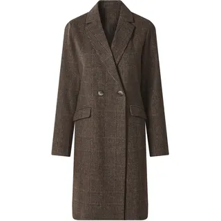 ESMARA® Damen Mantel (Karo, L(44/46))