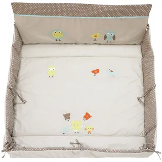 Alvi 615064166 Laufgittereinlage Plus "Birds", beige