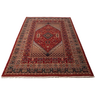 Wollteppich THEKO "Saharna 2400" Teppiche Gr. B/L: 60 cm x 90 cm, 12 mm, 1 St., rot Orientalische Muster