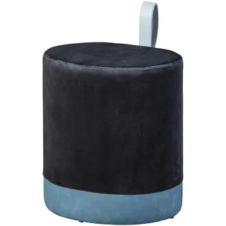 Interlink Hocker Osane 38 x 43 x 33 cm Blau/Schwarz