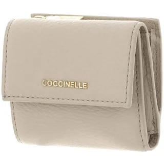Coccinelle Metallic Soft Geldbörse Damen beige