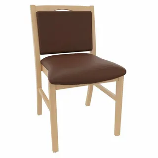 einrichtungsdesign24 Hüftstuhl Alexander Blieskastel Holz braun