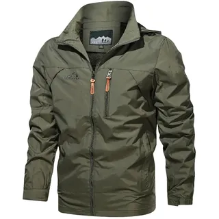 Bomberjacke Herren Sommerjacke Übergangsjacke Freizeit Frühlingsjacke Langarm College Blouson Jacke Windjacke Sommer Freizeitjacke Outdoor Sportjacke