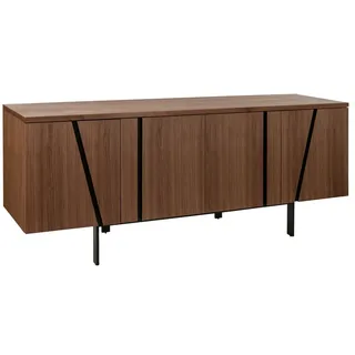 AC ANGEL CERDA Angel Cerdá  Sideboard aus Nussbaum schwarzem Stahl 3124C