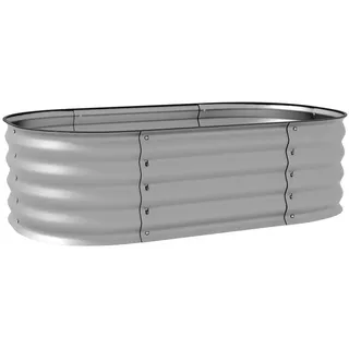 Outsunny Hochbeet 105 x 62 x 30 cm Silber