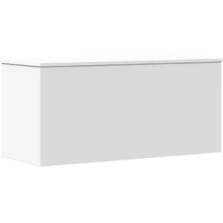 vidaXL Aufbewahrungsbox Truhe 100 x 42 x 46 cm 1-tlg. weiß