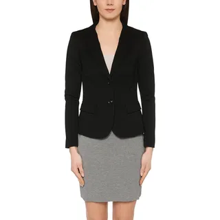 Marc Cain Essentials Damen Blazer +E3410J24, Schwarz (Black 900), 44 (6) - 44