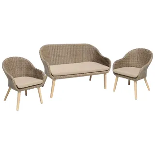 Garden Pleasure Pueblo Lounge-Set braun