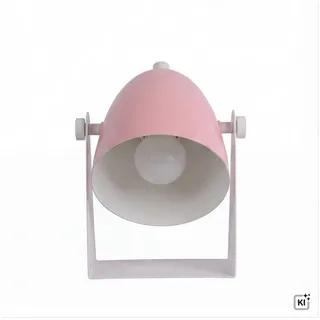 Licht-Erlebnisse Nachttischlampe ELAR, ohne Leuchtmittel, flexibel Weiß Pink 20,5 cm E14 Schreibtisch rosa