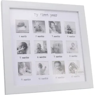 Baby-fotorahmen Für Das Erste Lebensjahr (12 Monate) – Erinnerungsstücke Für Neugeborene – Krokodil-fotorahmen