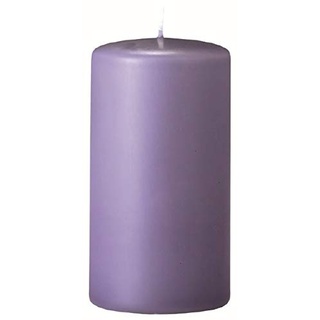4er Adventskerzen, Adventskranz Kerzen Set Lavendel-Lilac 8 x Ø 6 cm