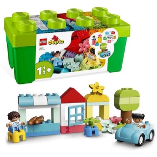 LEGO DUPLO Classic Steinebox, Kreativbox mit Aufbewahrung, erste Bausteine, Feinmotorik-Lernspielzeug, Geschenk für Kleinkinder ab 1,5 Jahren, Mädchen und Jungen 10913