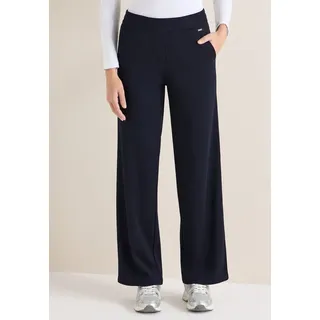 Cecil Style Neele Wide Leg Hose Blau XL/30