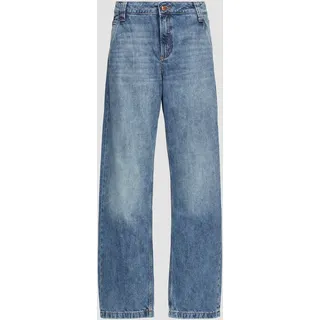 QS Baggy Jeans/Relaxed Fit/Low Rise/Wide Leg, blau, 40/32 - 40W / 32L