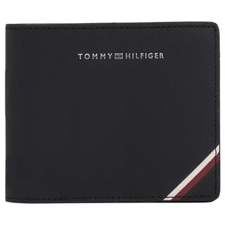 Tommy Hilfiger Herren Geldbeutel Central Cc aus Leder, Mehrfarbig (Black), Einheitsgröße - OS