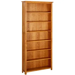 furnicato Bücherregal 90 x 22,5 x 200 cm Braun