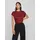 VIELLETTE S/S Satin TOP NOOS Rot M