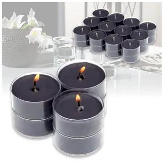 Candelo Teelicht Teelicht 24er Set Duftteelichter Ambiente - Black Rose Duft Kerze