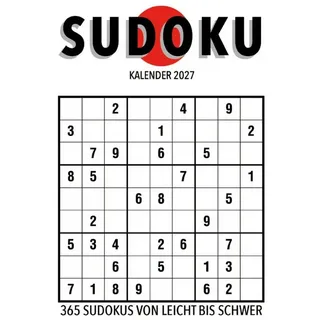 labonté buch + kalender gbr Sudoku Abreißkalender 2027 Tischkalender grau