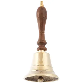 Tischglocke Handglocke Weihnachtsglocke, 12,5 x Ø 5 cm
