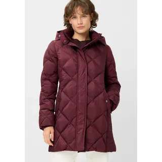 Fuchs Schmitt Steppmantel Steppkurzmantel hoher Stehkragen, Regular Fit, Kapuze rot 50 EU