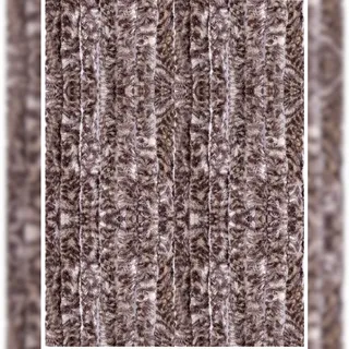 arsvita Flauschvorhang Ösen 56 x 185 cm Beige/Braun 1 St.
