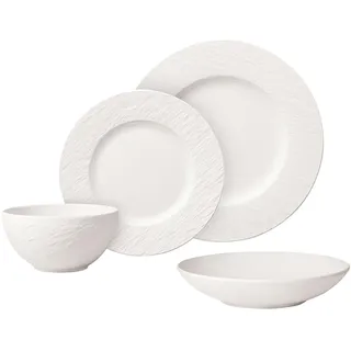 Villeroy & Boch Manufacture Rock Tafelservice 16-tlg. weiß