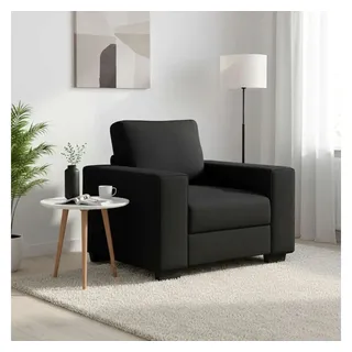 vidaXL Sessel 52,8 x 82 x 77,9 cm Schwarz
