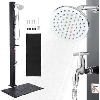 Vevor Solardusche Schwarz 40 L