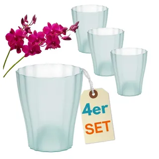 GarPet Orchideentopf Ø 16 x 19,5 cm Transparent