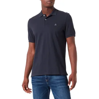 Marc O'Polo Marc OߴPolo Herren Kurzarm-Poloshirt Regular Fit, Blau (Dark Navy), XS