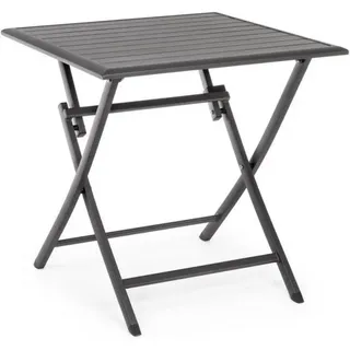 BIZZOTTO Elin Klapptisch 70 x 70 x 71 cm Anthrazit