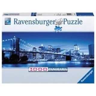 Ravensburger 15050 - Leuchtendes New York, Panorama Puzzle, 1000 Teile Panorama-Puzzle