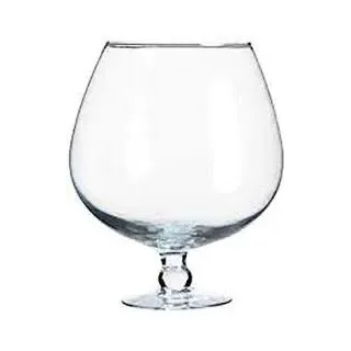 XXXL Riesen Cognac Schwenker grosser Glas Cognac Schwenker klares Kristallglas, mundgeblasen, Öffnung Oben ca. 17 cm, Füllmenge ca.11-12 Liter kein Bowleglas Höhe ca. 37 cm
