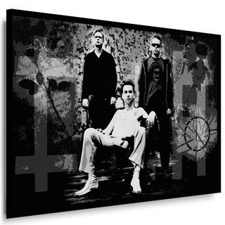 Leinwandbild Depeche Mode Leinwandbild fertig auf Keilrahmen/Leinwandbilder, Wandbilder, Poster, Pop Art Gemälde, Kunst - Deko Bilder