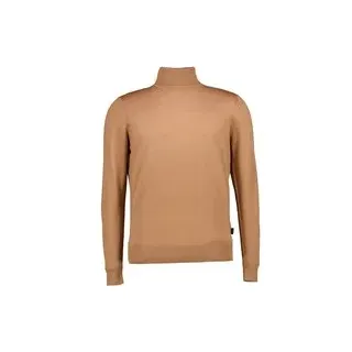 bugatti Herren Pullover braun Wolle unifarben, braun, Herbst/Winter 2025/2026