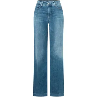 MAC Dream Wide Leg Jeans in mittelblauer Waschung-D38 / L32