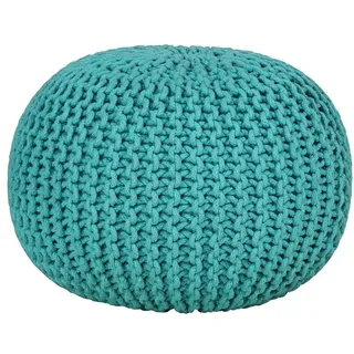 GUTMANN FACTORY Pouf Baumwolle 0 x 0 x 0 cm Türkis