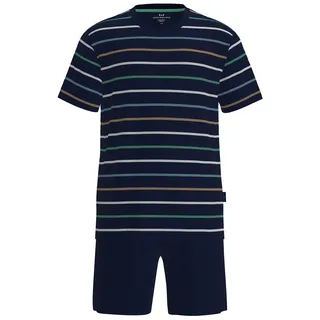 Götzburg Pyjama Shorty Blau 3XL