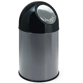 V-Part Push-Mülleimer 30 l edelstahl