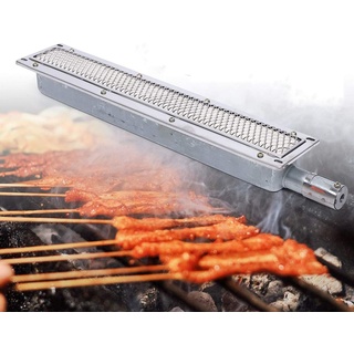 Grillplatte Gasgrill BBQ Barbecues Tischgrill Infrarot Seitenbrenner Keramikheizung 41 x 8 x 5,8 cm