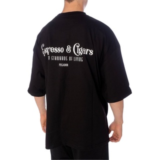 Pegador T-Shirt Pegador Racoon Boxy T-Shirt Herren Shirt schwarz (1-tlg) schwarz S