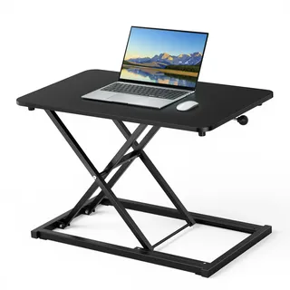 KEYSAFER Stehpult-Konverter höhenverstellbar 60*34CM ergonomischer Tastatur- und Maushalter, Computertastaturständer für den Schreibtisch, Sitz-Steh-Tischmonitor und Laptop-Halter für das Homeoffice