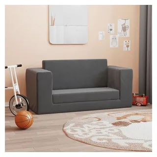 vidaXL Schlafsofa 2-Sitzer grau 2-in-1